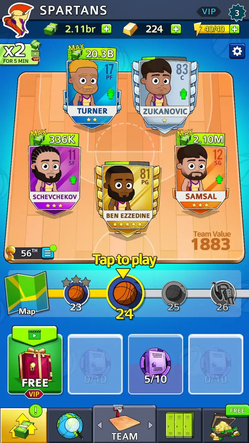 Idle Five Basketball Tycoon - Screenshot 3