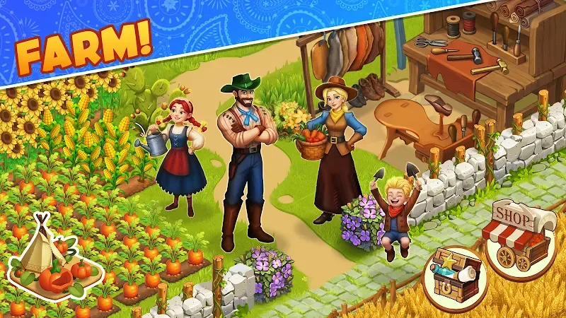 Tangkapan layar Westward Farm 4