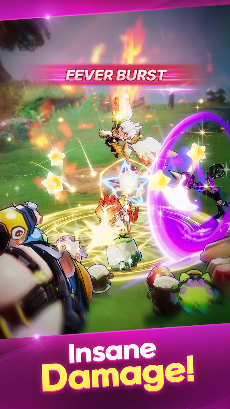 Captura de tela 1 de Gale Knights Idle RPG