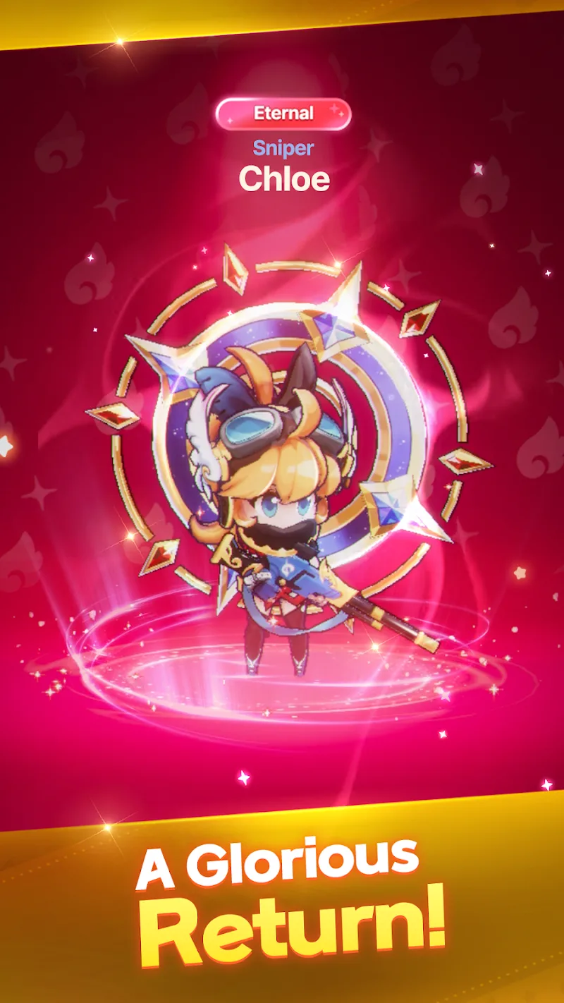 Captura de tela 5 de Gale Knights Idle RPG