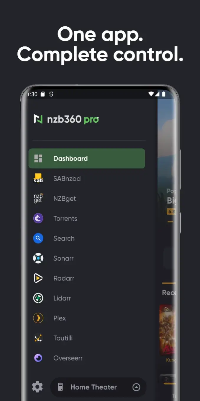 nzb360 captura de pantalla 1