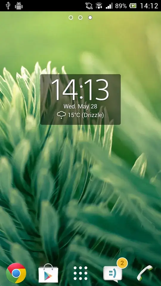 Digital Clock and Weather Widget ตัวอย่างที่ 6