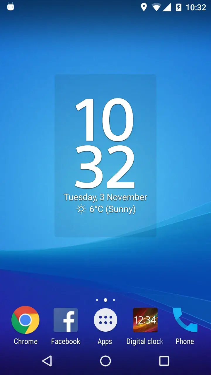 Digital Clock & Weather Widget - ภาพหน้าจอที่ 3