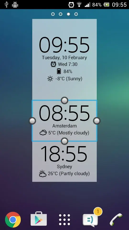 Digital Clock and Weather Widget ภาพถ่ายหน้าจอที่ 4