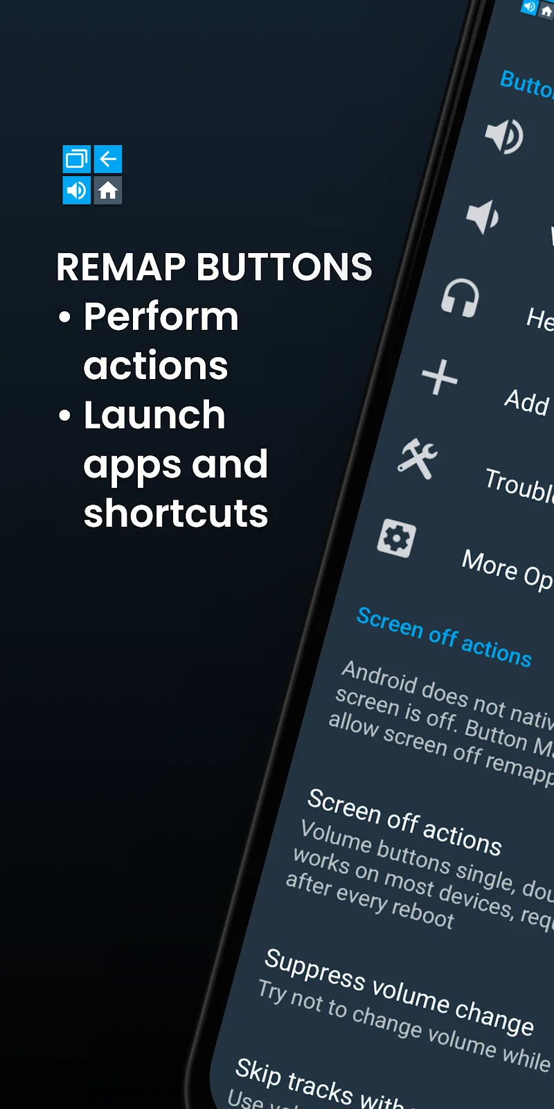 Screenshot 1 di Button Mapper