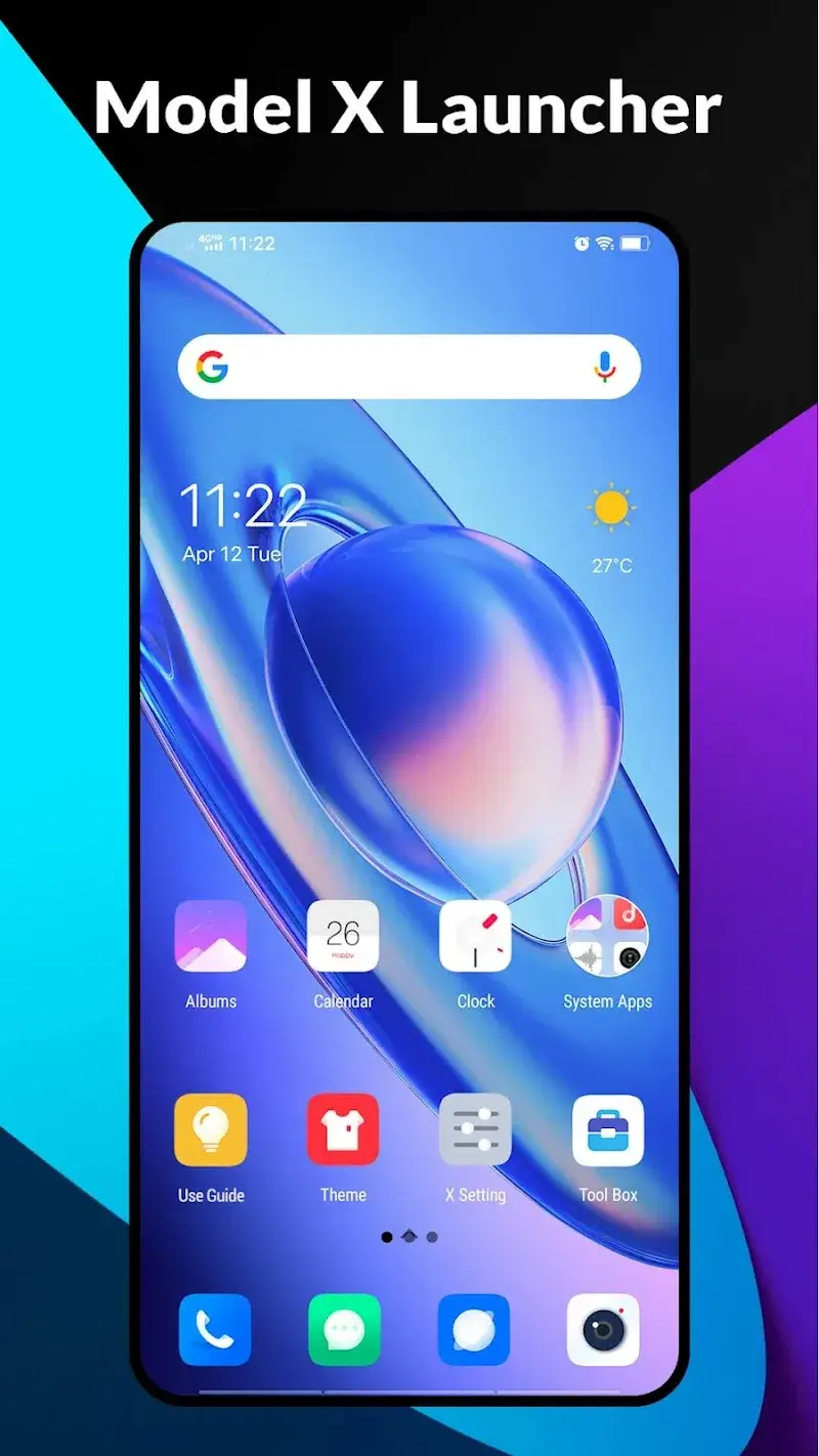 X Launcher v10.3.1 APK 스크린샷 1