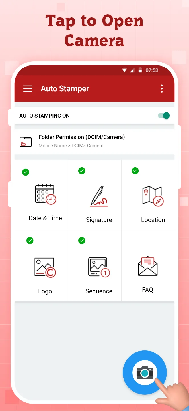 Tangkapan layar Auto Stamper 3