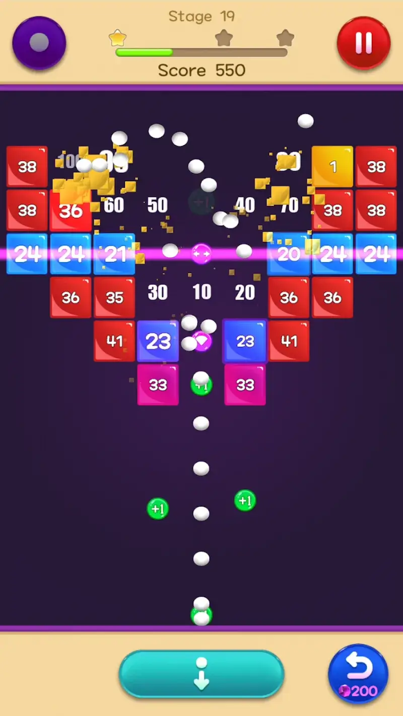 Скриншот Jewel Bricks Breaker 6