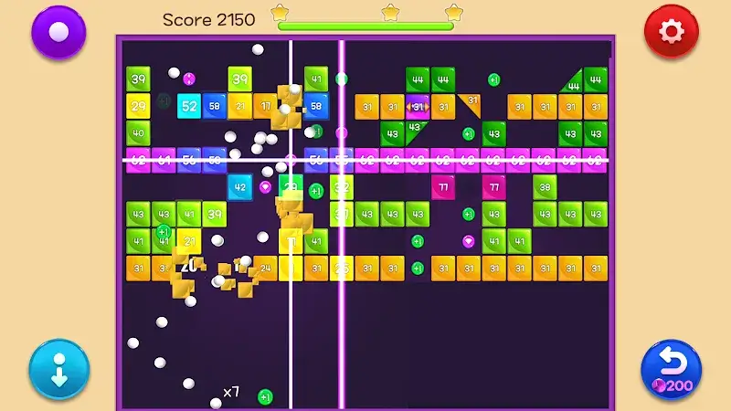 Скриншот Jewel Bricks Breaker 2