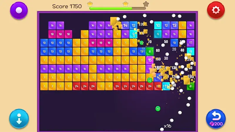 Скриншот Jewel Bricks Breaker 1