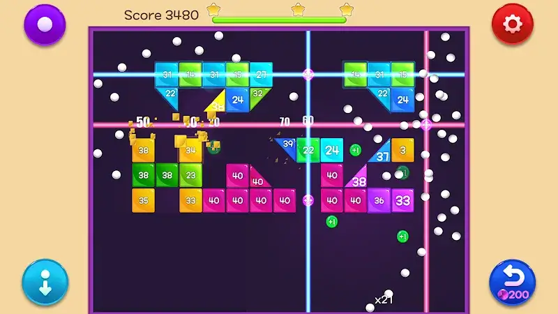Скриншот Jewel Bricks Breaker 3