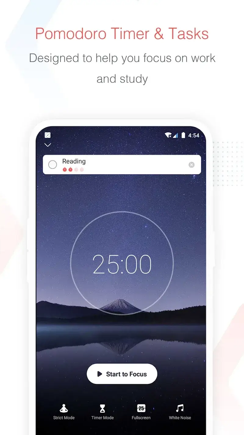 Focus To-Do captura de pantalla 1