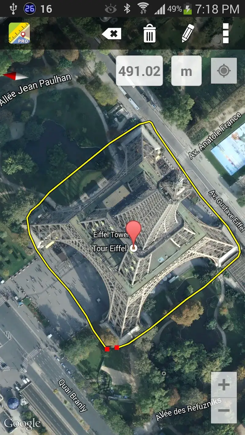 Maps Ruler Pro screenshot 3