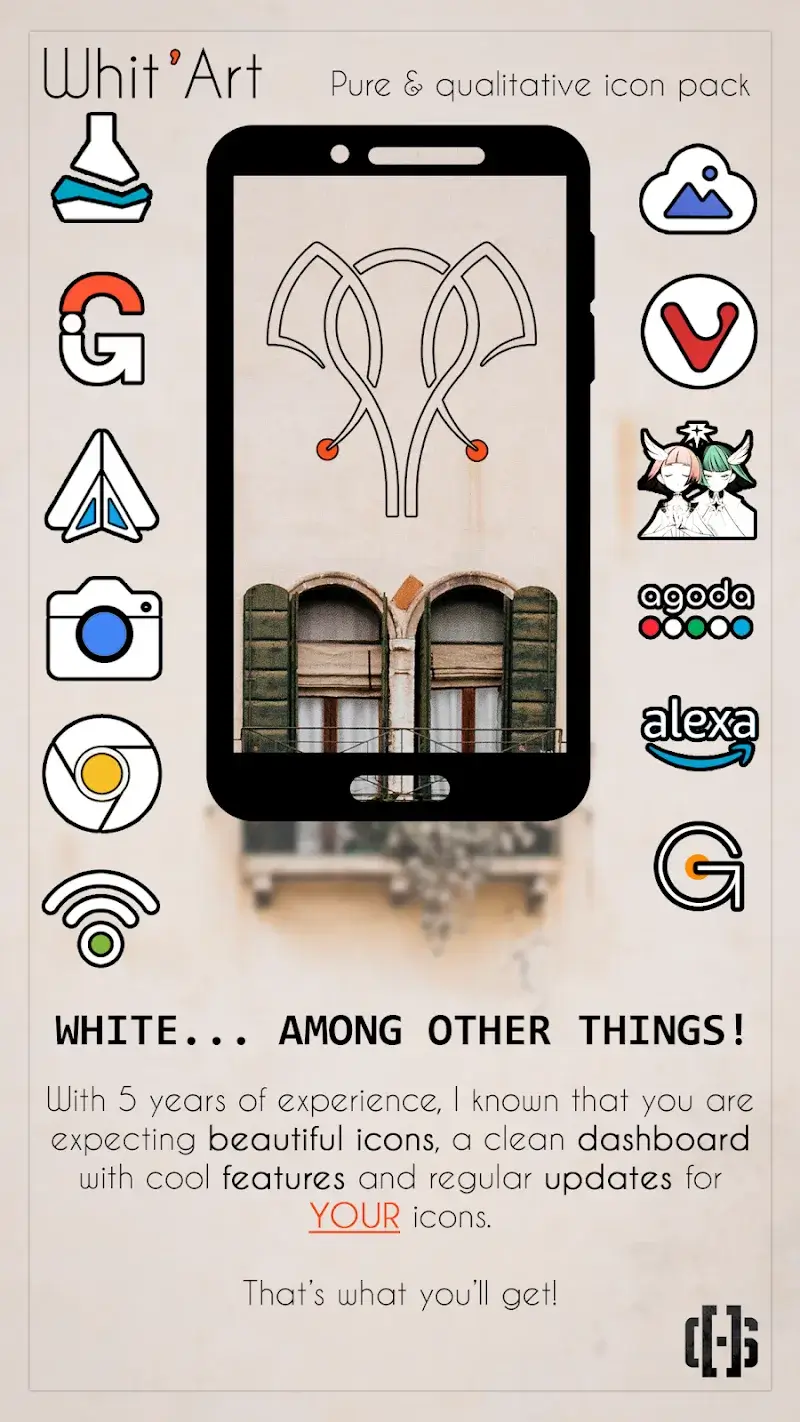 WhitArt Icon Pack screenshot 1