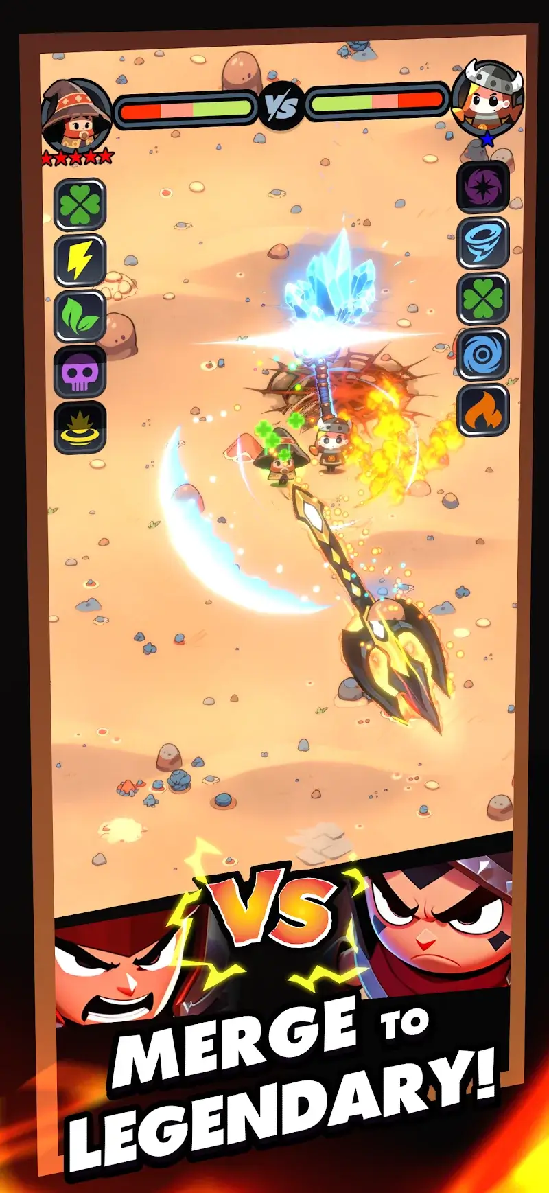 Tangkapan layar Bingbing Knights: Action Merge 3