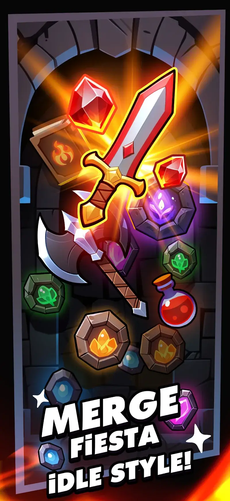 Tangkapan layar Bingbing Knights: Action Merge 2