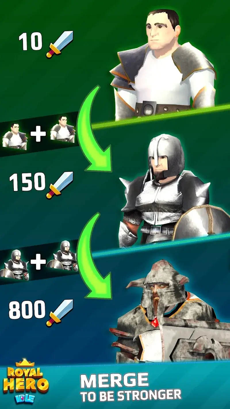 Tangkapan layar Idle Royal Hero 2