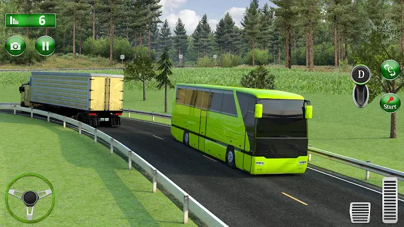 Euro Bus Driving 3D captura de pantalla 6