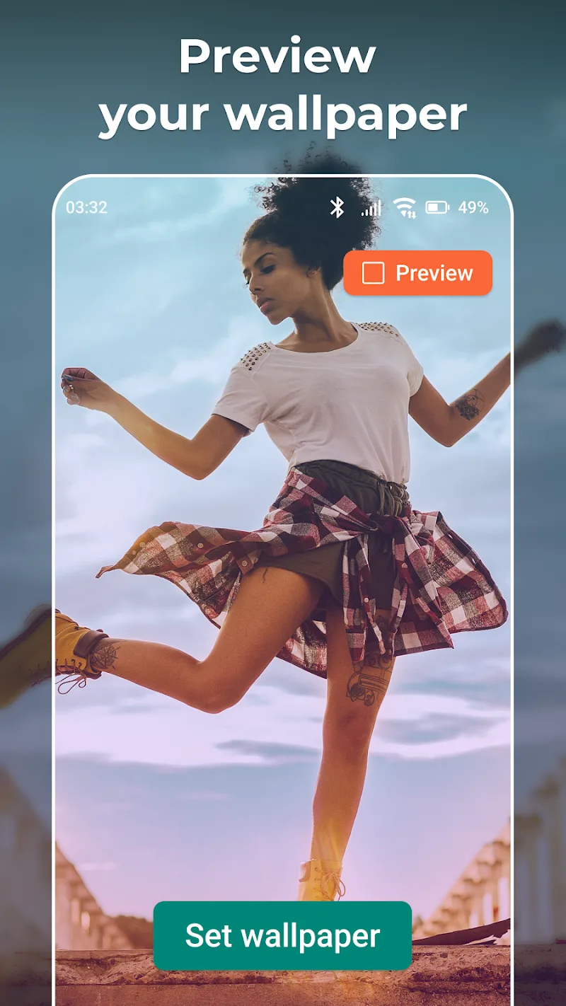 Tampilan Live Wallpaper Video 2