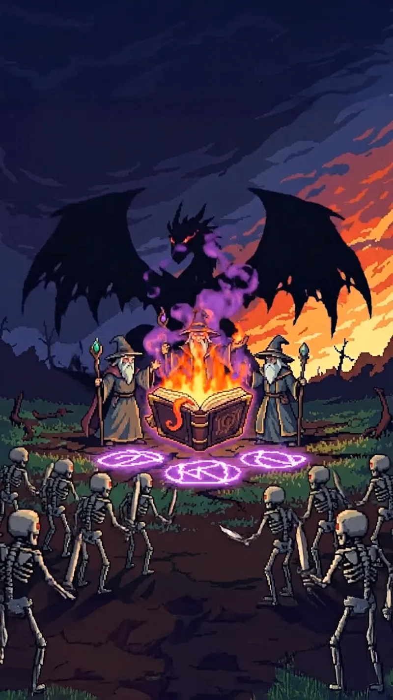 Aperçu du gameplay d'Idle Wizard: AFK RPG 4