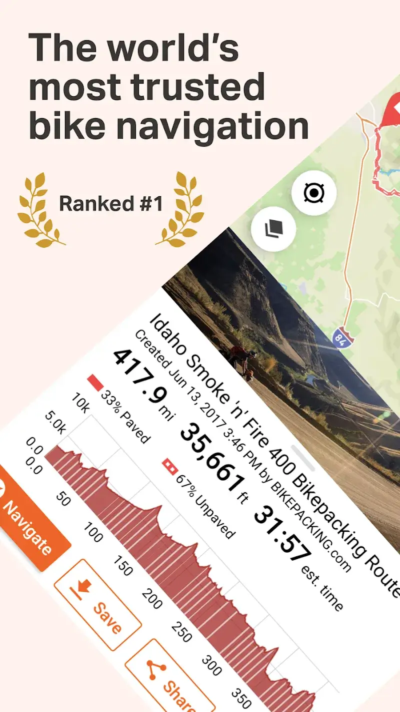 Ride with GPS ภาพหน้าจอ 1