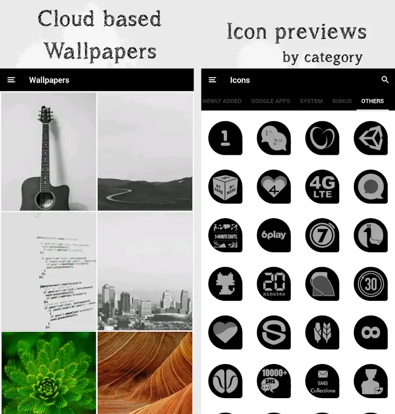 Paquete de Iconos Oscuros - Cuarta Captura de Pantalla