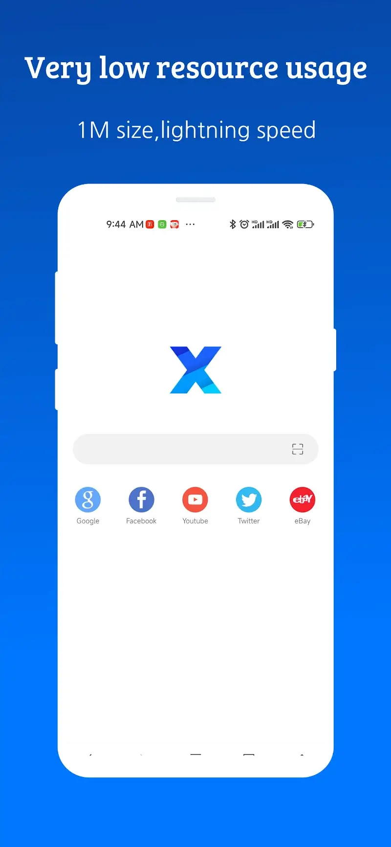 XBrowser ekran görüntüsü 1