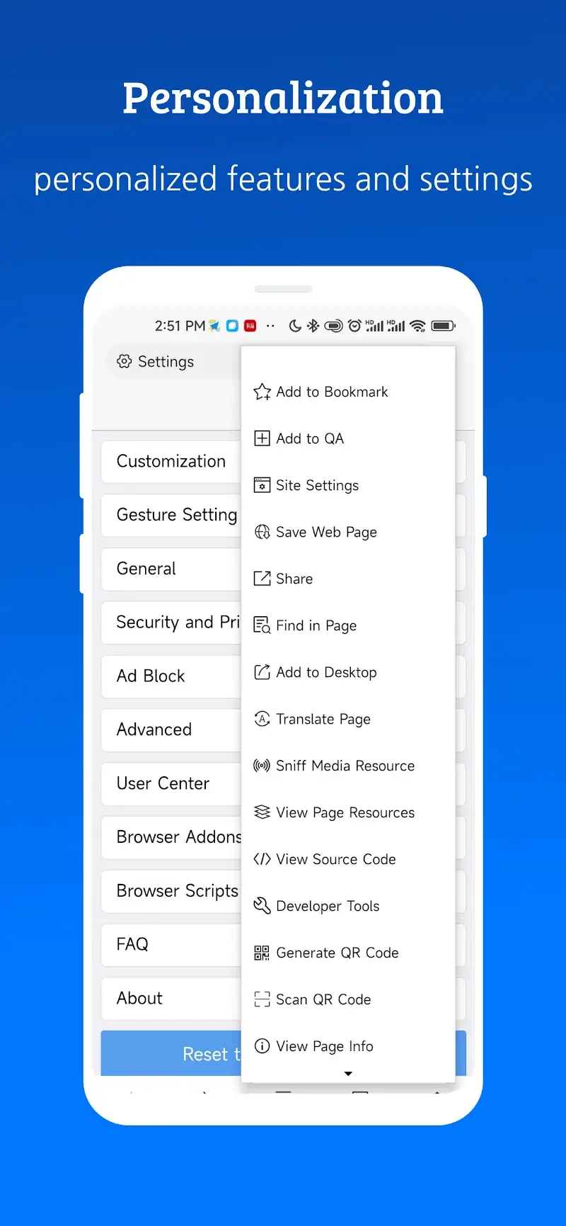 XBrowser ekran görüntüsü 6