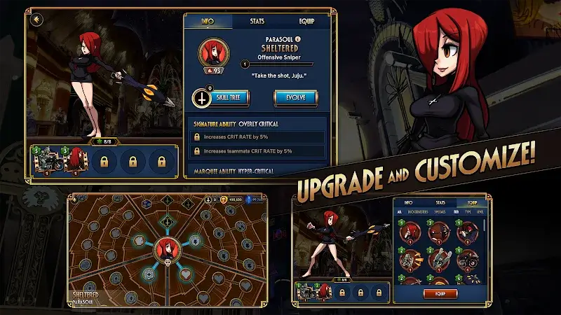 ภาพหน้าจอตัวอย่างเกม Skullgirls 4