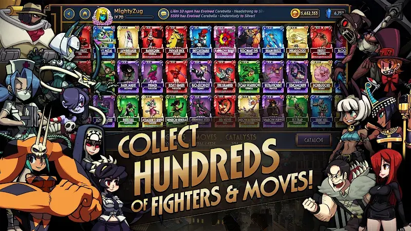 ภาพหน้าจอตัวอย่างเกม Skullgirls 3