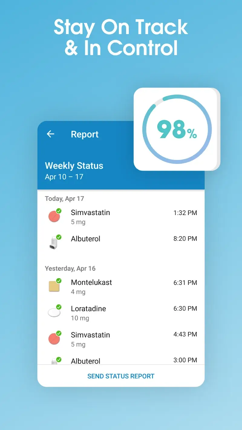 Capture d'écran Medisafe v9.52.1 APK 6