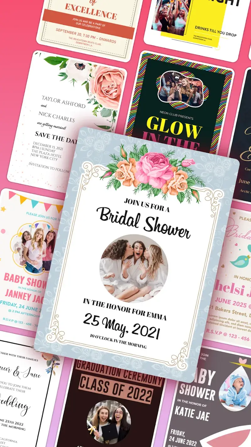 Invitation Maker capture d'écran 1