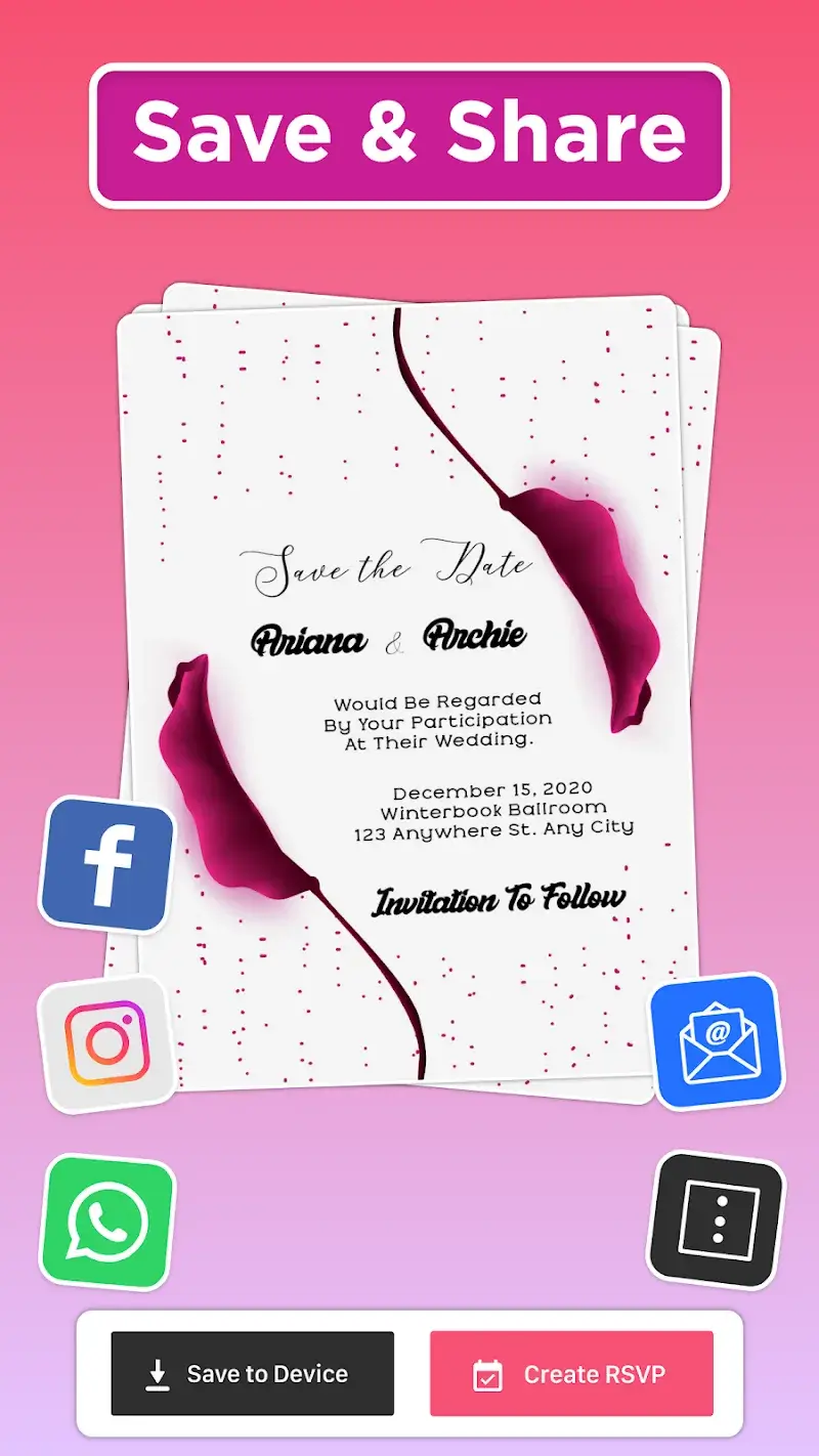 Invitation Maker capture d'écran 5