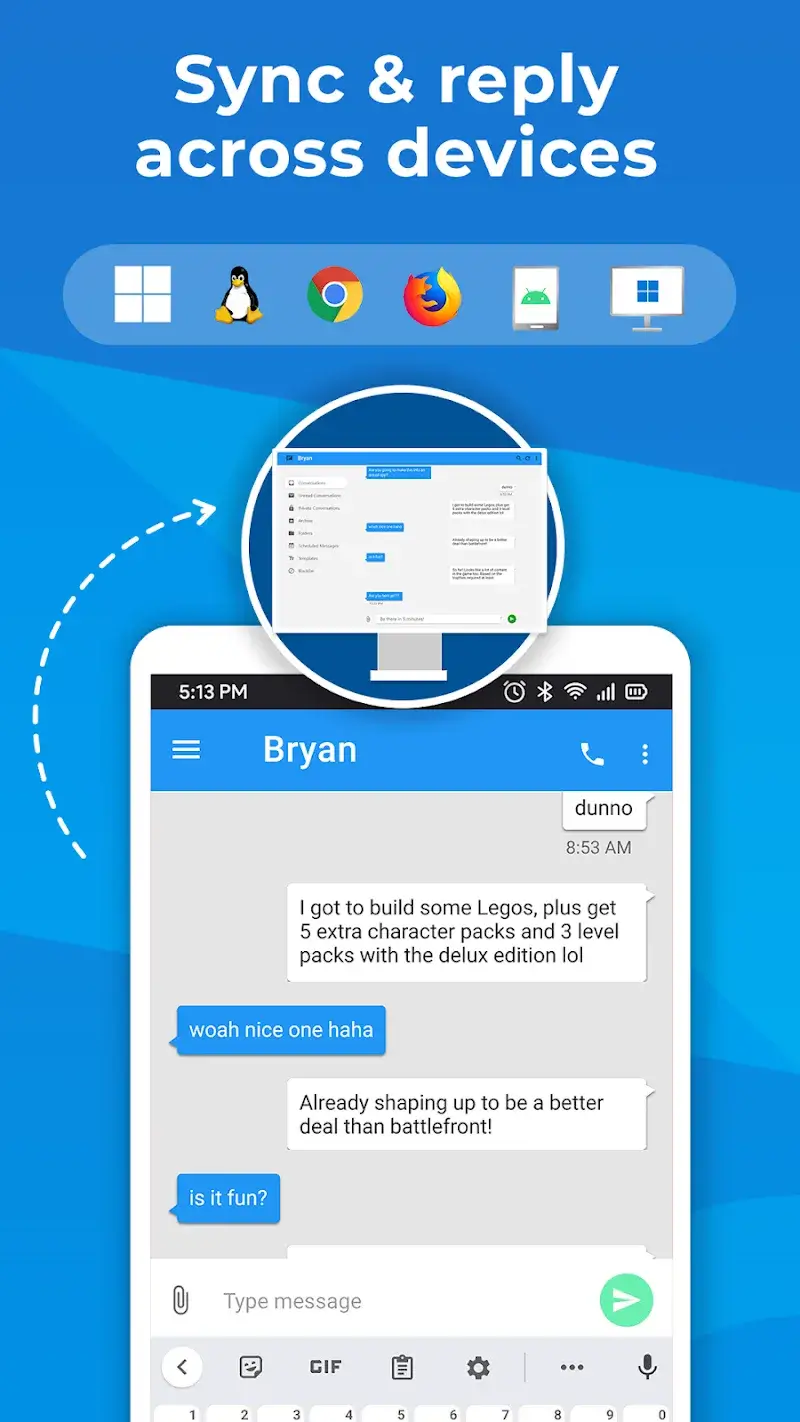 Pulse SMS ภาพหน้าจอ 1