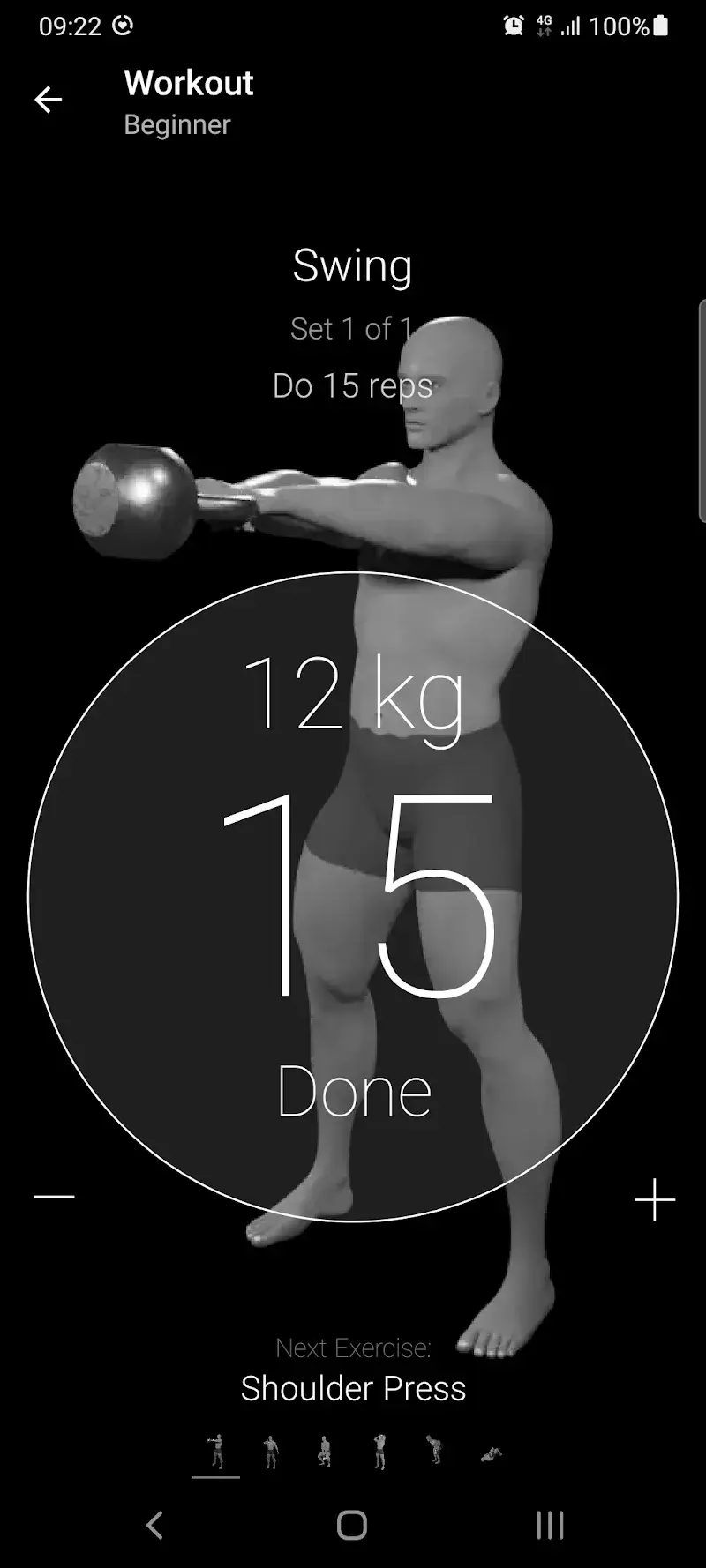 Kettlebell Home Workout screenshot 3