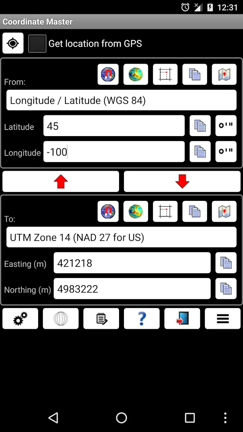 Coordinate Master screenshot 1