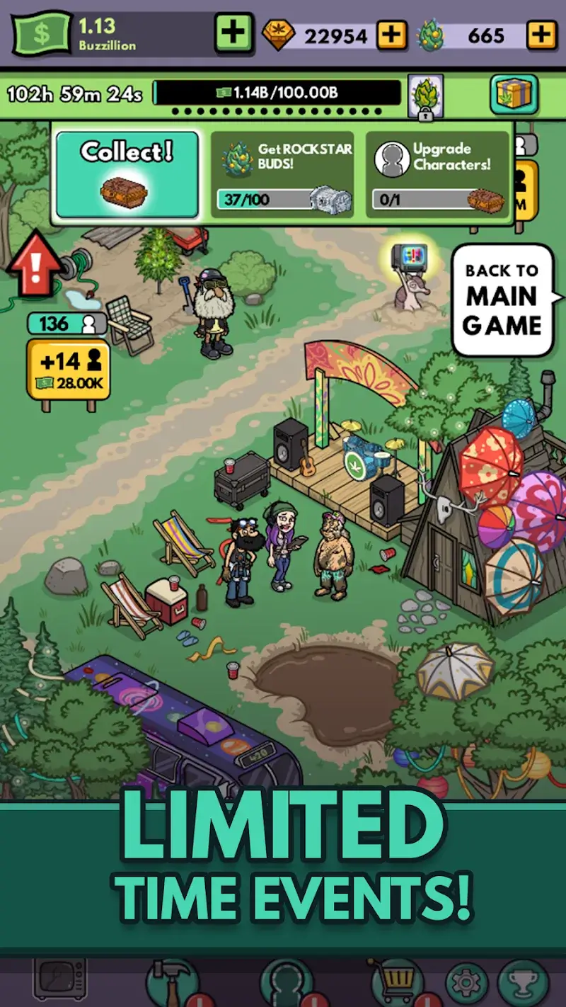 Bud Farm: Idle Tycoon captura de pantalla 3