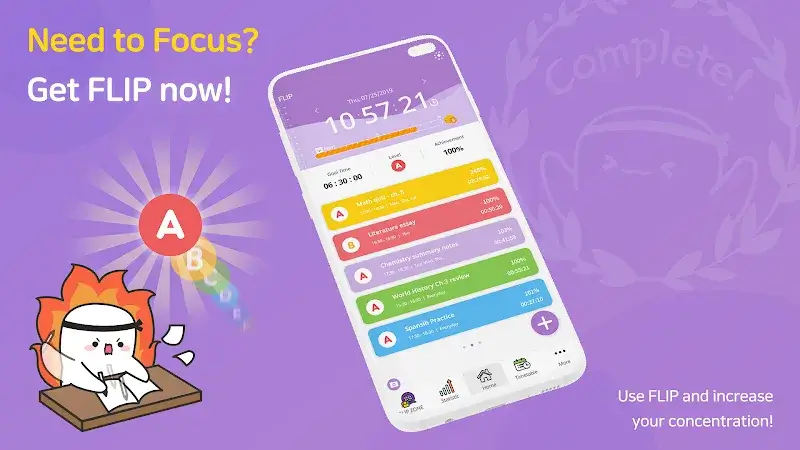 FLIP - Focus Timer for Study screenshot 1