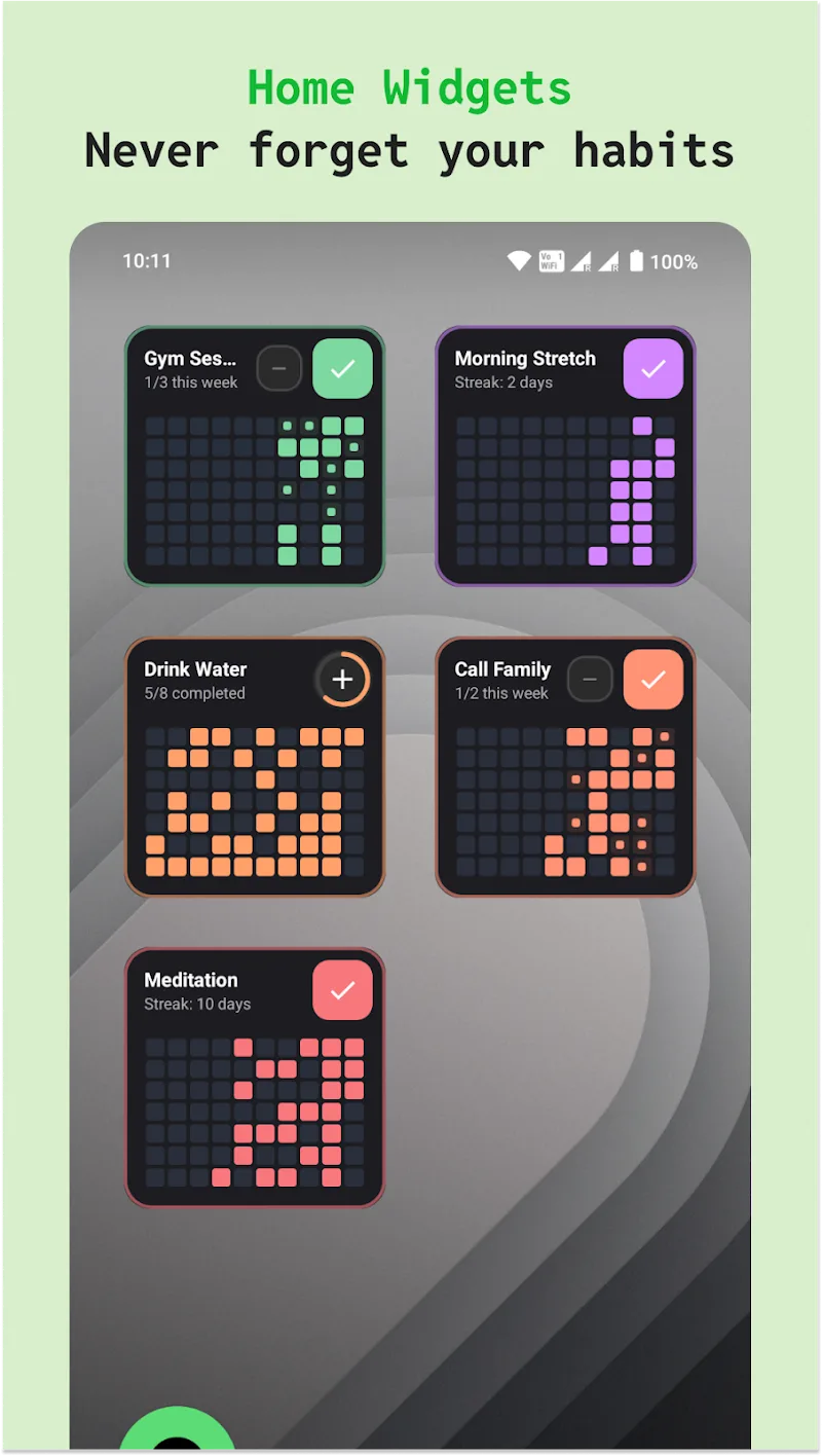 Habit Tracker - Habit Tick 스크린샷 2