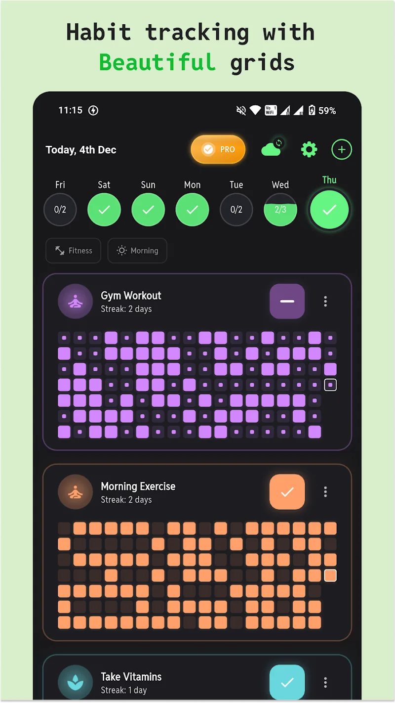 Habit Tracker - Habit Tick 스크린샷 1