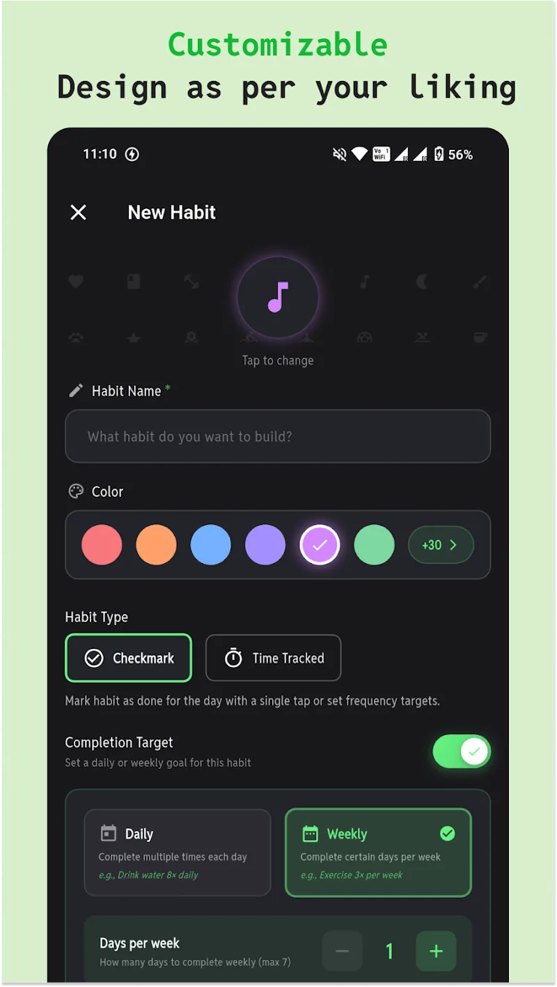 Habit Tracker - Habit Tick 스크린샷 3