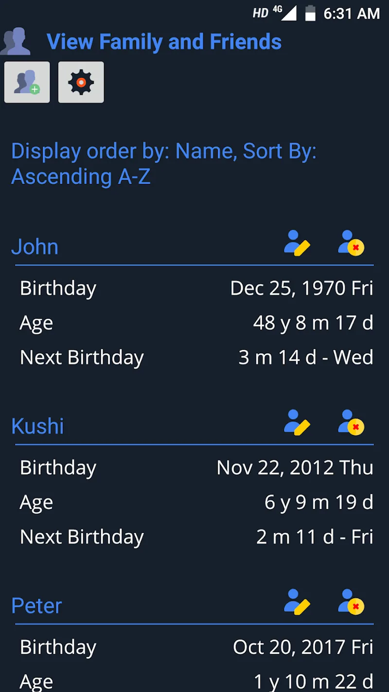 Screenshot Age Calculator Pro 5