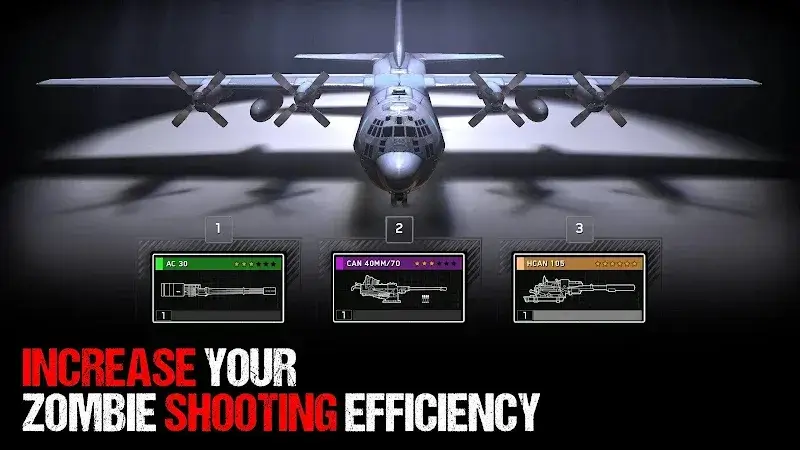 Zombie Gunship Survival captura de pantalla 1
