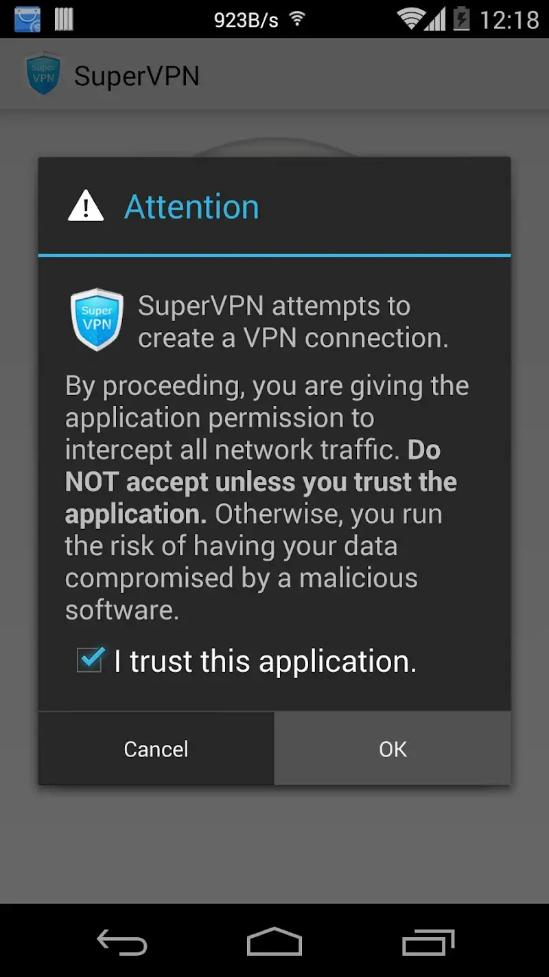 SuperVPN Fast VPN T Client screenshot 2
