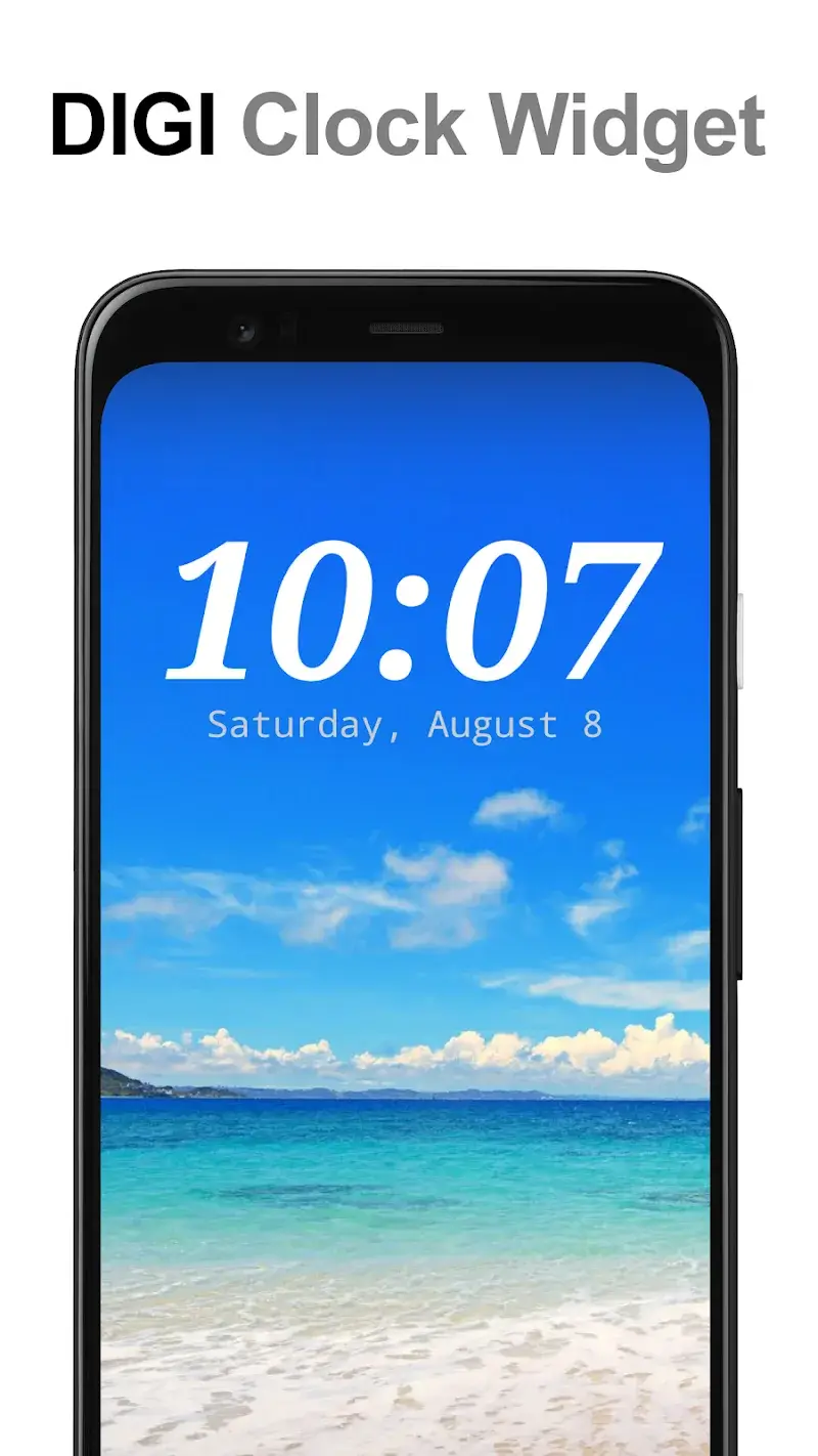 DIGI Clock Widget Plus スクリーンショット 1
