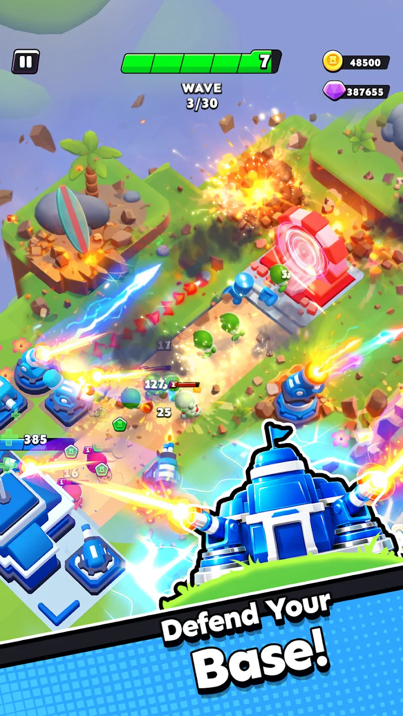 Pocket Forts Defense TD ảnh chụp màn hình 1