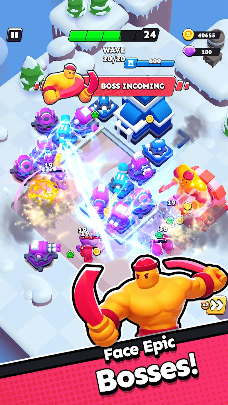 Pocket Forts Defense TD ảnh chụp màn hình 5
