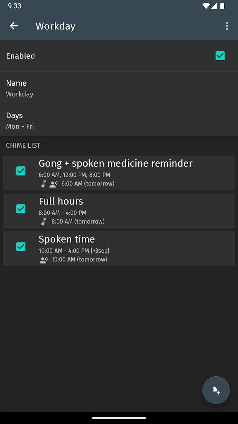 Tangkapan Layar Kedua Caynax Hourly Chime