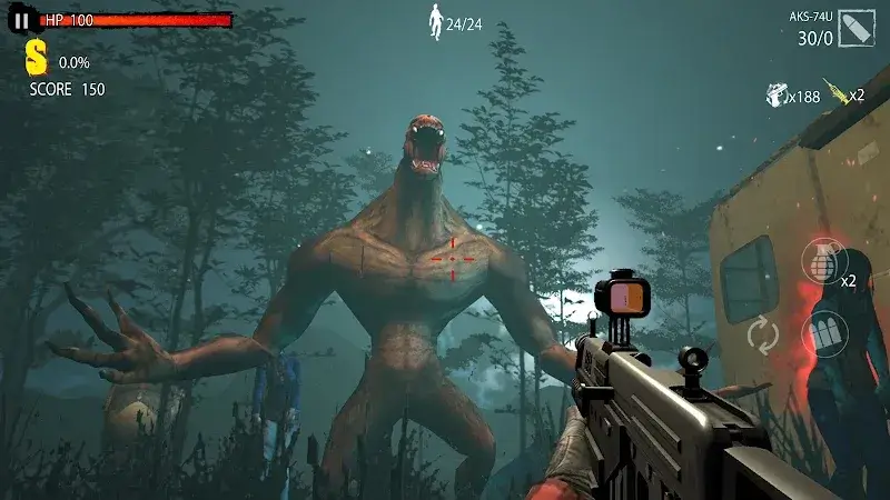 Zombie Hunter D-Day Capture d'écran 1