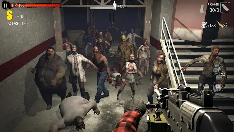 Zombie Hunter D-Day Capture d'écran 2